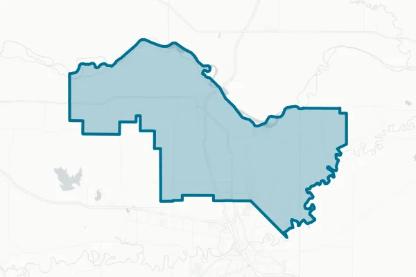 Burkburnett Independent School District — detail map