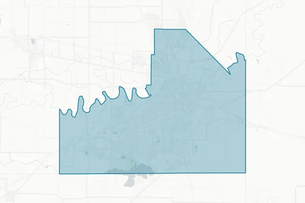 Wichita Falls Independent School District — detail map