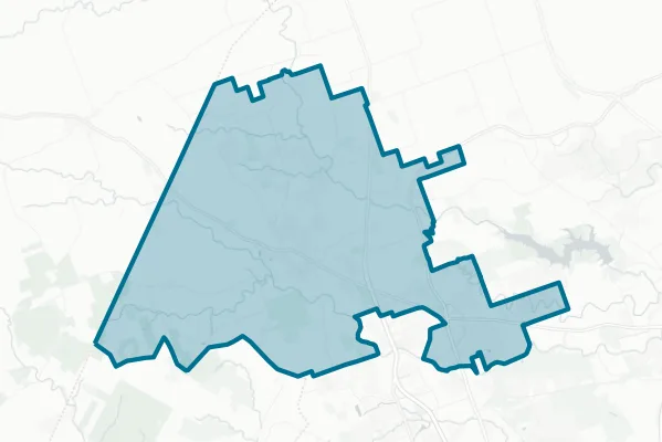 Liberty Hill Independent School District — detail map