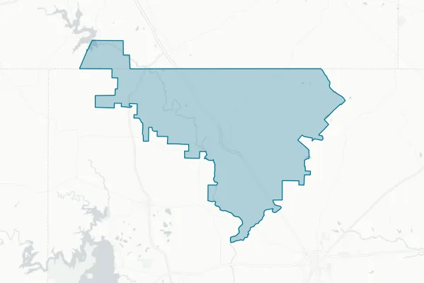 Alvord Independent School District — detail map