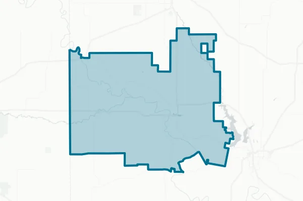 Newcastle Independent School District — detail map
