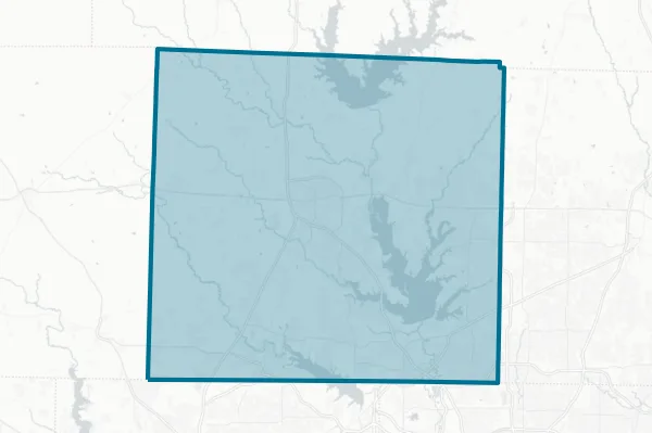 Denton County — detail map