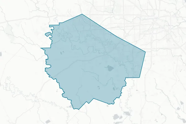 Fulshear Mud No. 1 of Fort Bend County — detail map