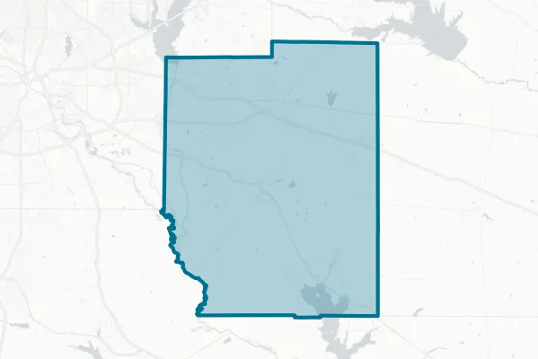 Kaufman County — detail map