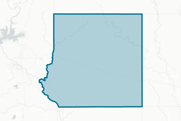 Kinney County — detail map