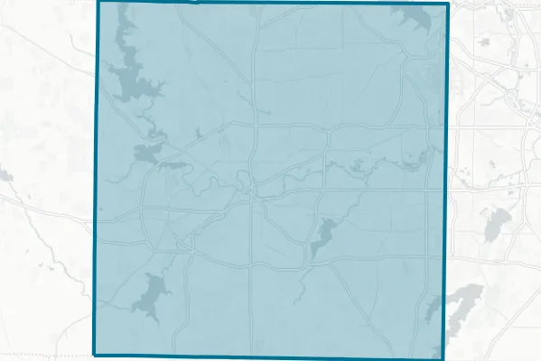 Tarrant County Emergency Services District # 1 — detail map