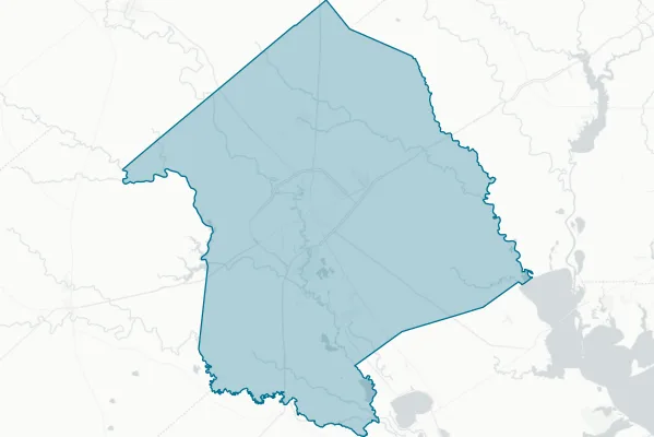 Victoria County Navigation District — detail map