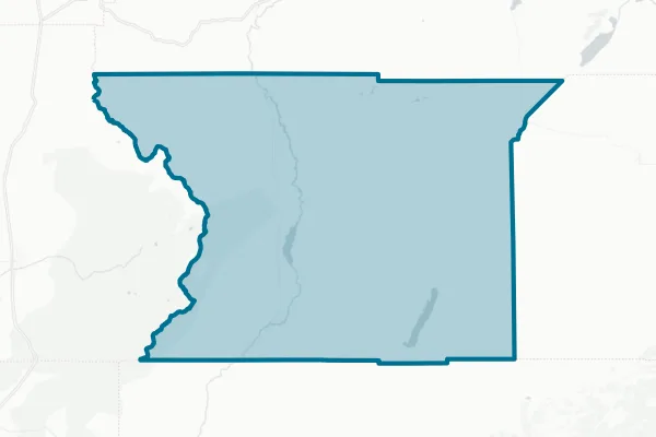 Piute School District — detail map