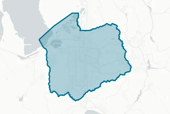 Salt Lake City Corporation — detail map