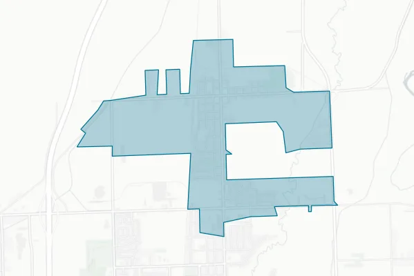 Garland City — detail map