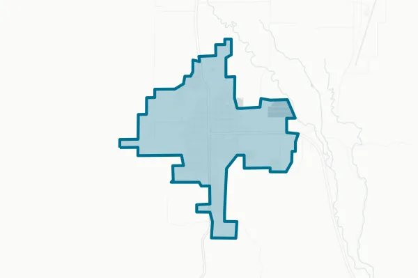 Panguitch City — detail map