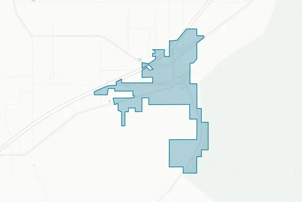 Parowan City — detail map