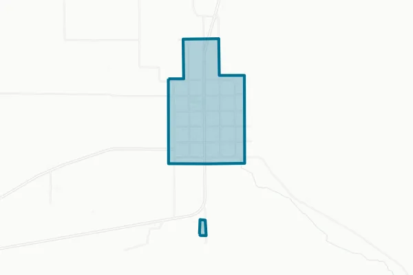 Kanosh Town — detail map
