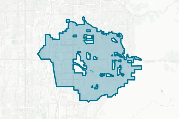 Sandy City Corporation — detail map