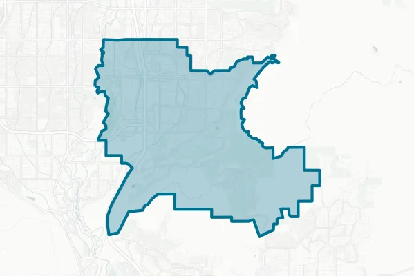 Draper City — detail map