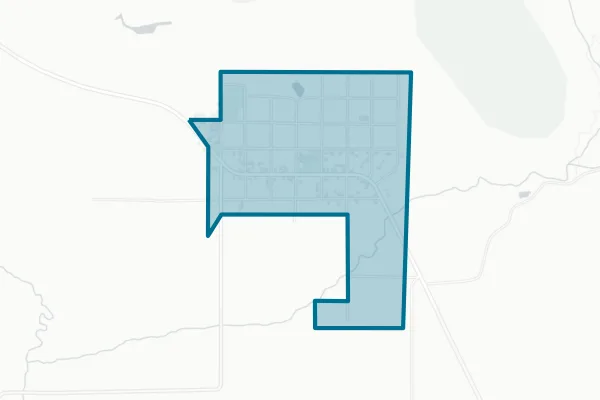 Bicknell Town — detail map