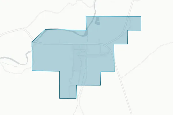 Hanksville Town — detail map