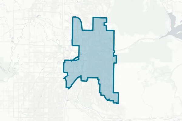 Ogden City Corporation — detail map