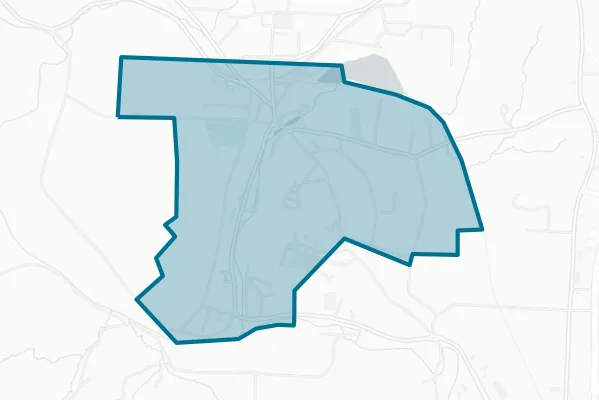 Village of North Bennington — detail map
