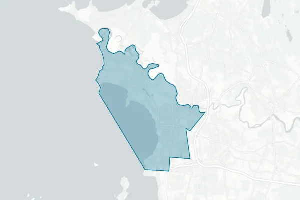 City of Burlington — detail map