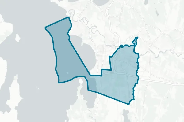 South Burlington School District — detail map