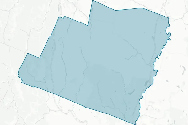 Town of Williamstown — detail map