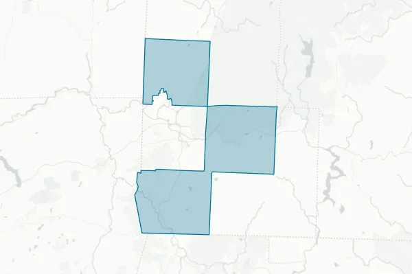 Southwest Vermont Supervisory Union — detail map