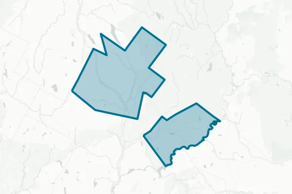 Kingdom Northeast Unified Union School District — detail map