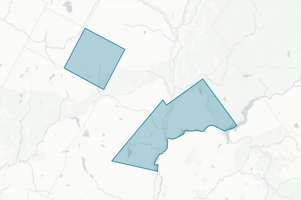 Caledonia Central Supervisory Union — detail map