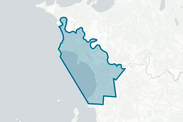 Burlington School District — detail map