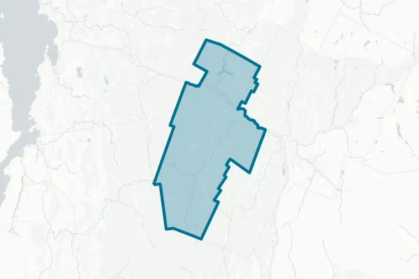 Harwood Unified Union School District — detail map