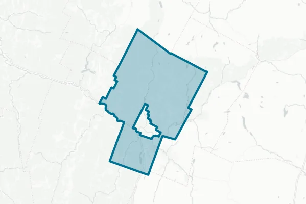Washington Central Unified Union School District — detail map