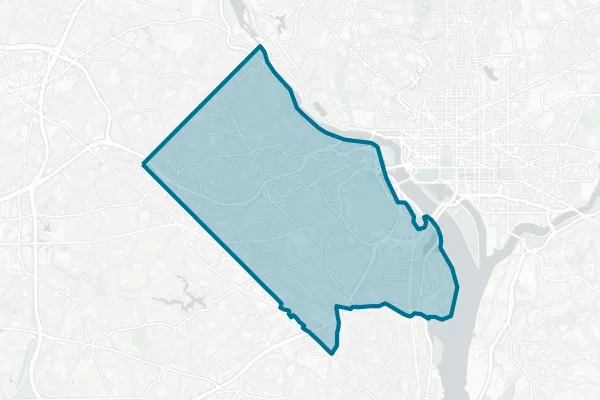 Arlington County — detail map