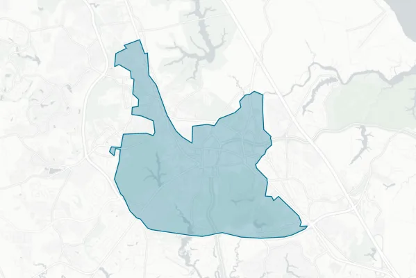 Williamsburg-James City County Public Schools — detail map