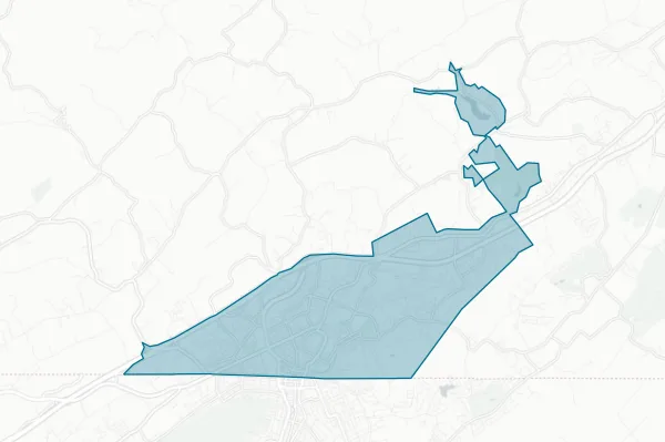 Bristol, Virginia School Board — detail map