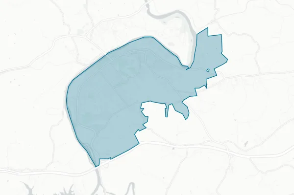 Radford City School Board — detail map