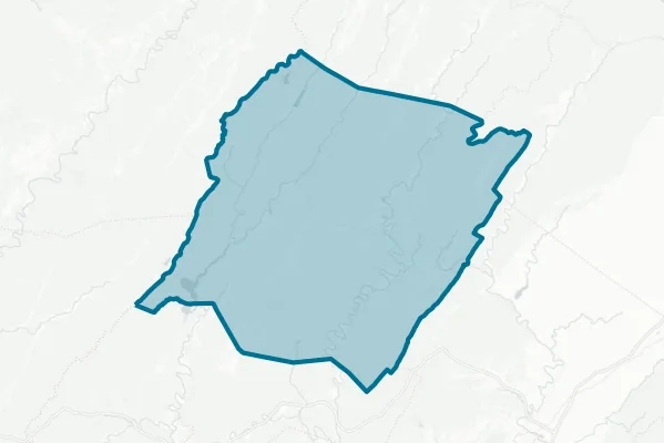 County of Bath — detail map