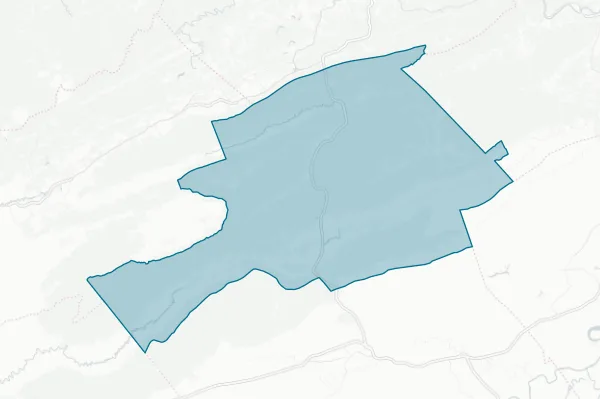 County of Bland — detail map