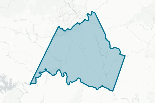 County of Campbell — detail map