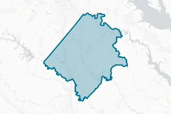 County of Caroline — detail map