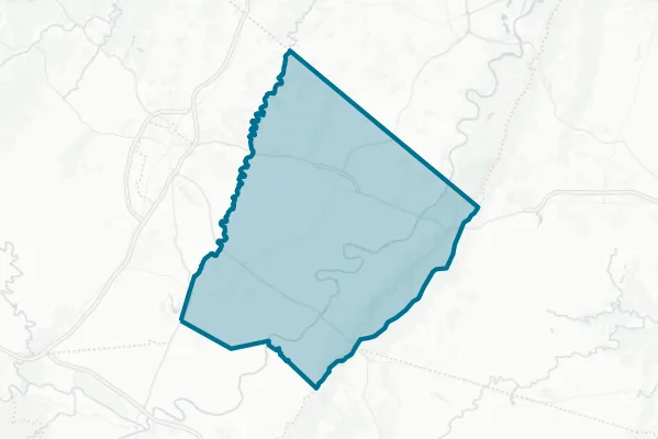 County of Clarke — detail map
