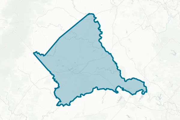 County of Culpeper — detail map