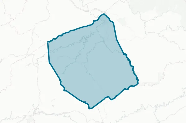 County of Dickenson — detail map