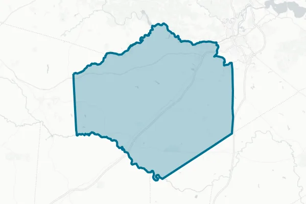 County of Dinwiddie — detail map