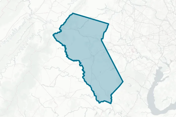 County of Fauquier — detail map