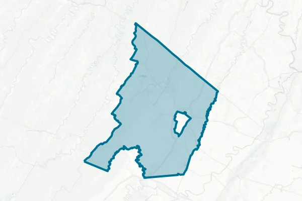 County of Frederick — detail map