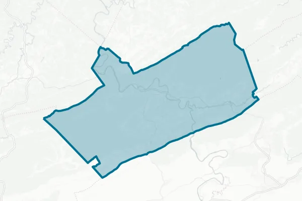 County of Giles — detail map