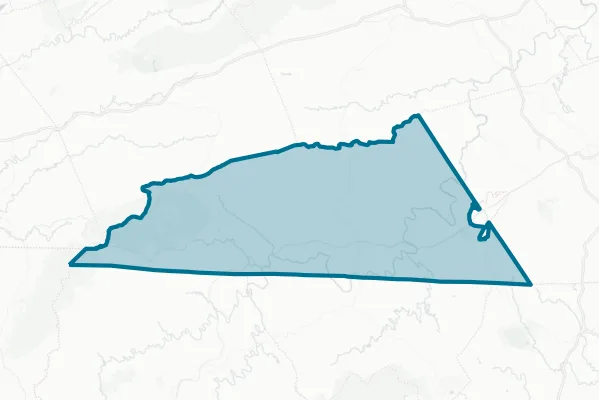 County of Grayson — detail map