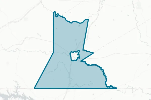 County of Greensville — detail map