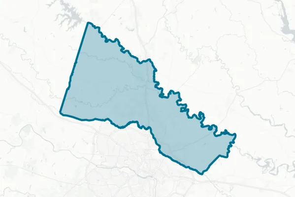 County of Hanover — detail map